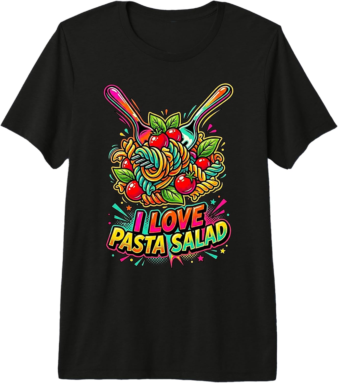 Vibrant Pop Art Foodie & Pasta Apparel