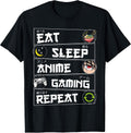 Eat Sleep Anime Gaming Repeat Video Games Lovers