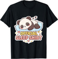 Official Sleep Shirt Cute Panda Sleeping Merch