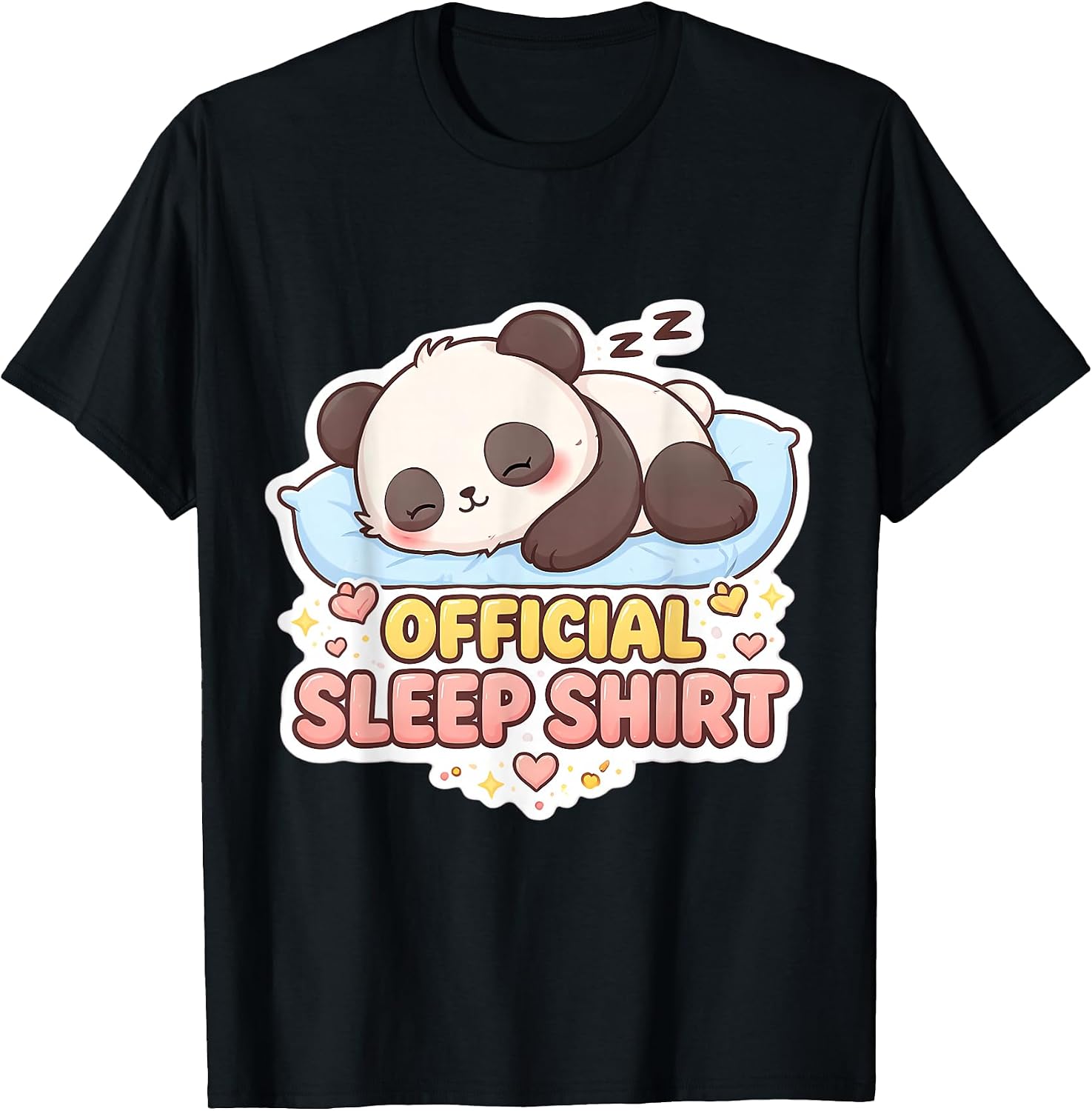 Official Sleep Shirt Cute Panda Sleeping Merch