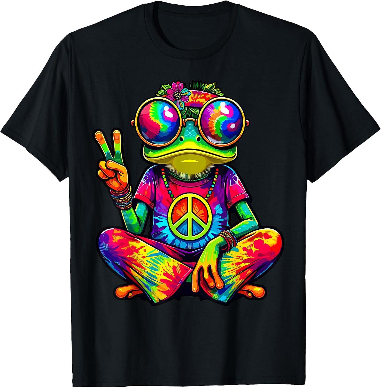 Tie Dye Peace Sign Hippie Lover