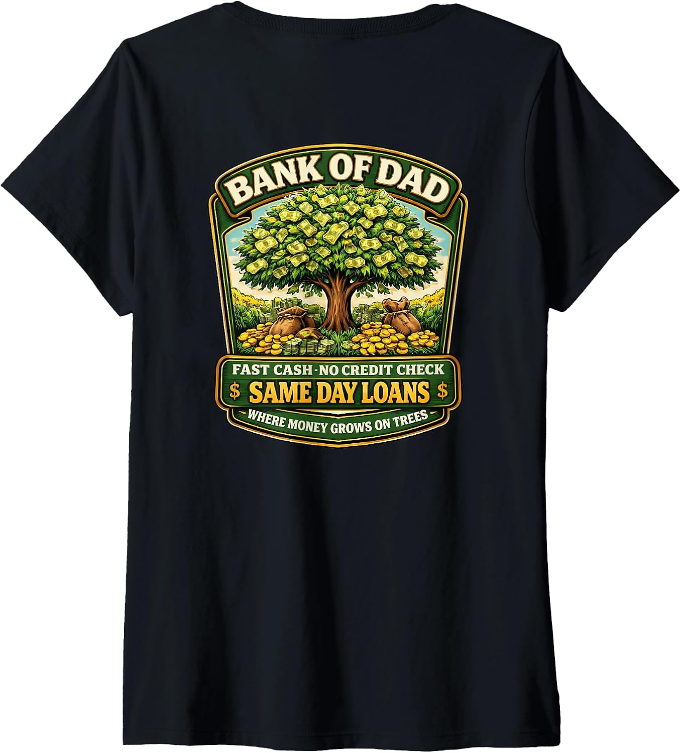Funny Bank Of Dad Father Day Joke Merch