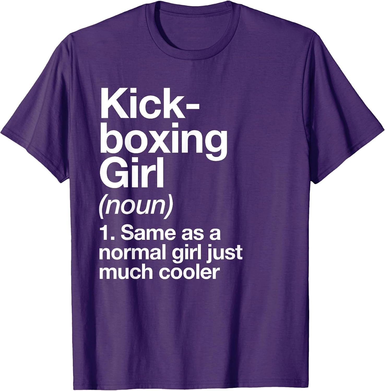 Kickboxing Girl Funny Sports Typography Gifts