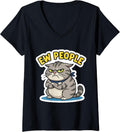 Ew People Funny Cat Introvert Anti Social Merch