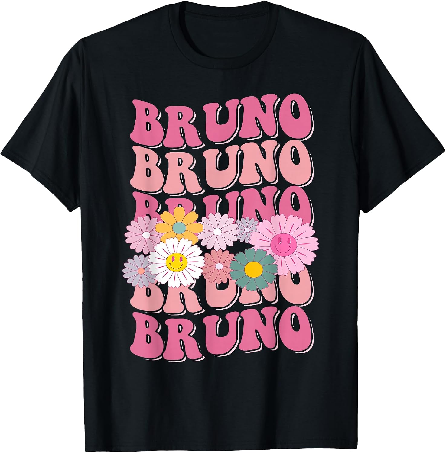 Girl Retro BRUNO First Name Personalized Apparel