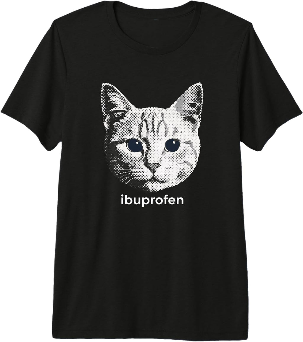 Cat Meme Ibuprofen Funny Pop Art