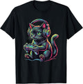 Funny Gamer Cat Graphic Clothes Teen Boy Girl