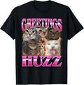 Greetings Huzz Funny Cat Mem Men Women