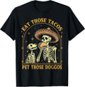 Taco Lover and Dog Retro Tees
