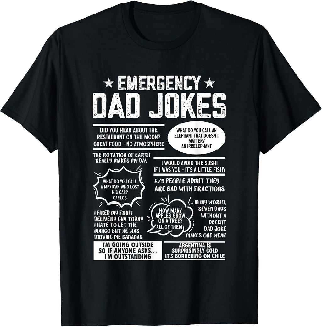 Dad Jokes Shirts For Men & Humorous Dad Joke Gifts