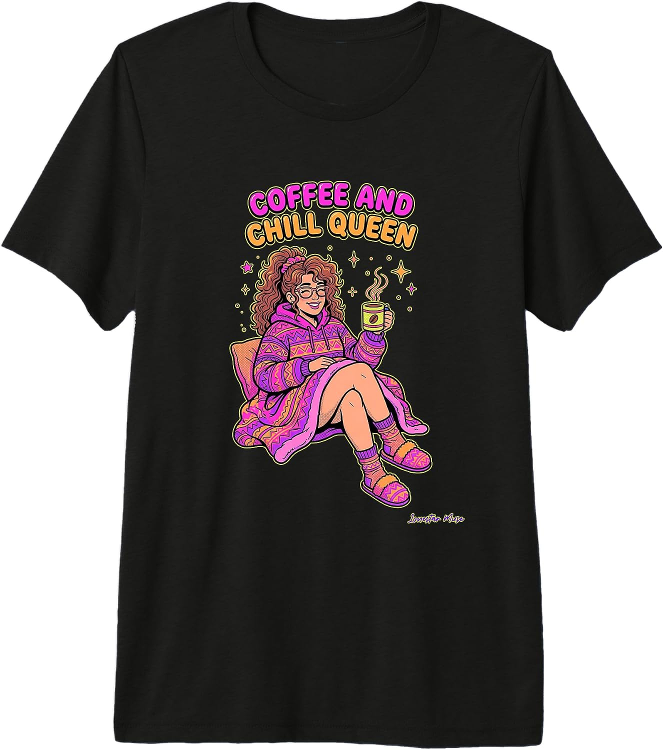 Lonestar Muse Co. Vintage 80s Coffee Culture Art