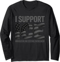 American Flag Border Patrol Support ICE Tee