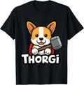 Thorgi Welsh Corgi Superhero Pun Gag