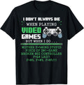 Funny Gift Idea Gamers Gaming Tee