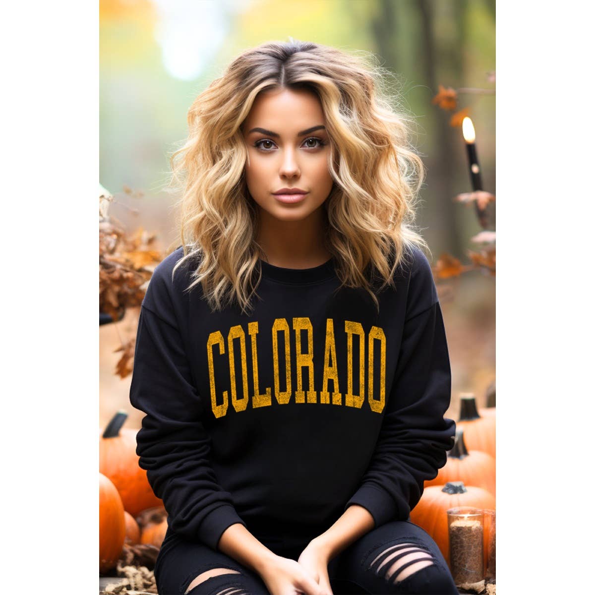 Colorado Vintage Graphic Oversizes Sweatshirts
