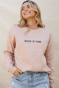 Jesus Is King Graphic Sweatshirt