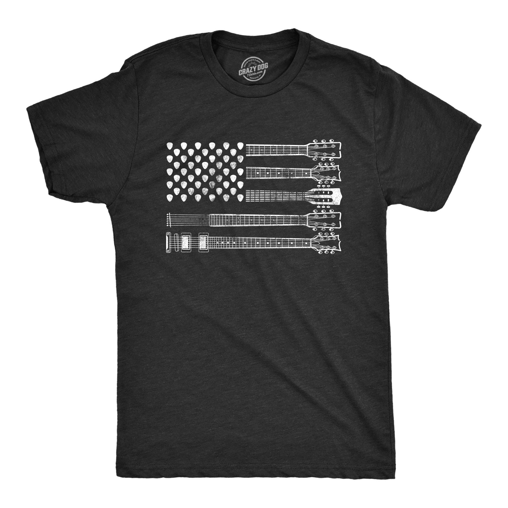 Guitar Flag Men's T Shirt