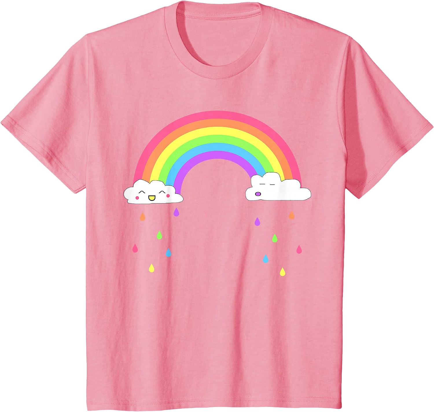 Cute Happy Rainbow T-shirt and Gifts for Girls