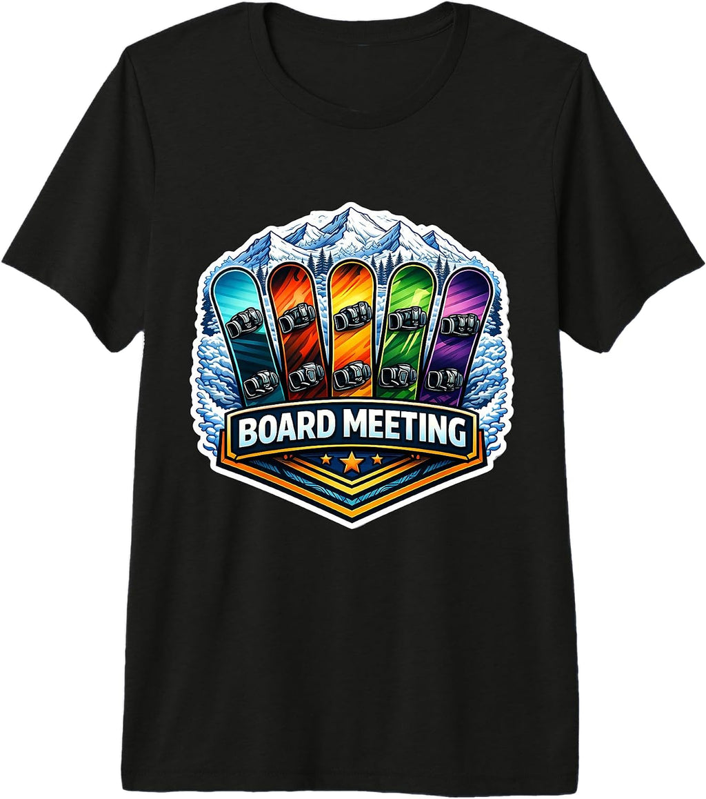 Funny Snow Board Meeting Snowboard Joke Pun Merch