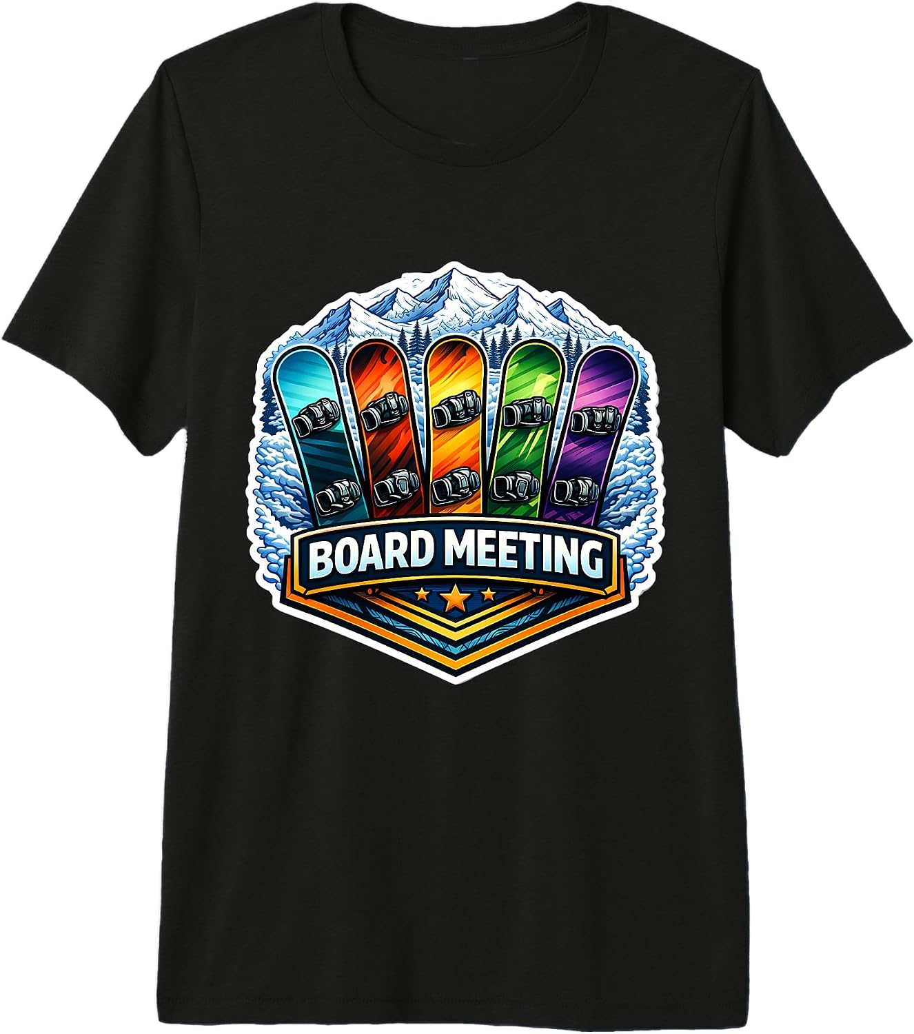 Funny Snow Board Meeting Snowboard Joke Pun Merch