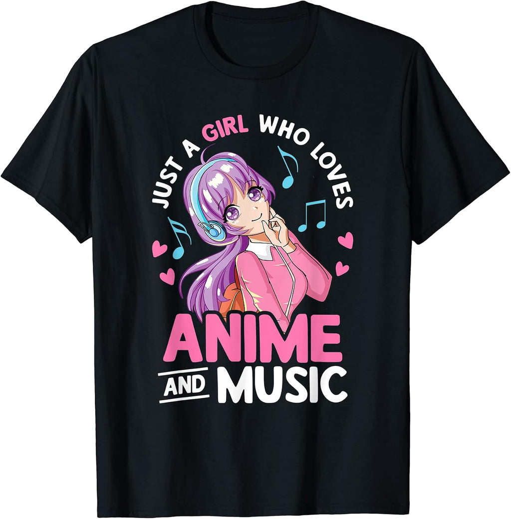 Manga & Anime Girl Music Lover