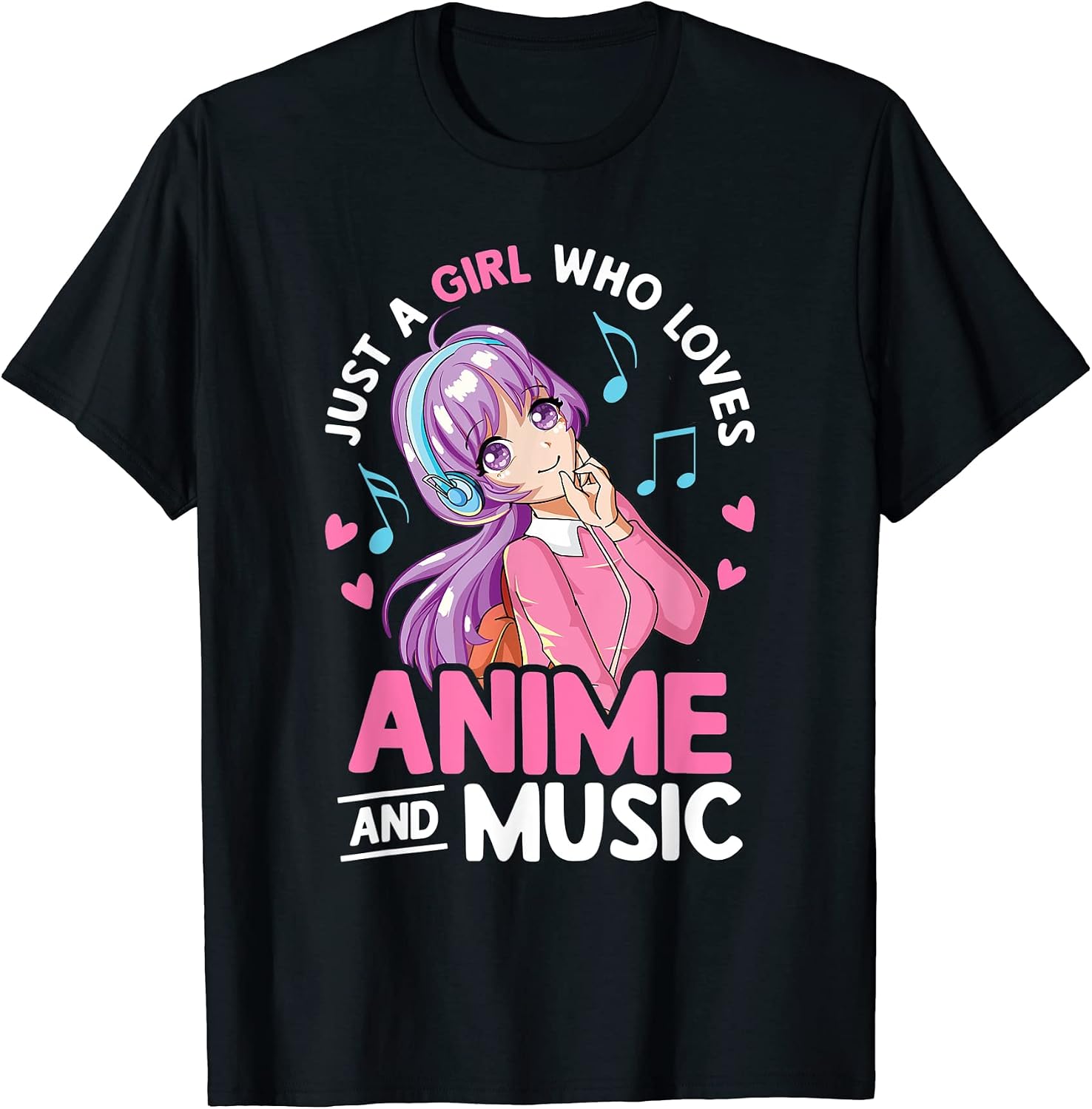 Manga & Anime Girl Music Lover
