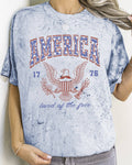 America, Land of the Free, Eagle, 1776, USA, Independence Day, 4th of July, Stars Stripes, Patriotic Tshirt