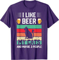Vintage I Like Beer And My Cats And Maybe 3 People