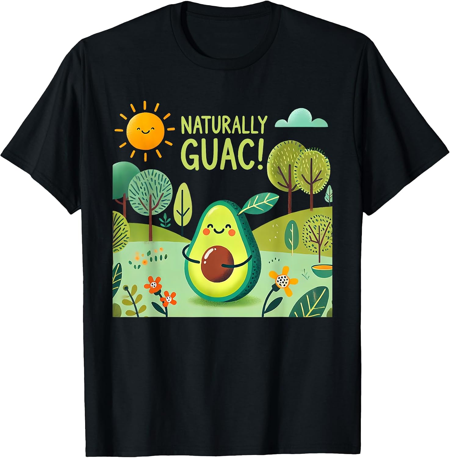 Avocado Fans and Nature Lovers Cute Guacamole Tees