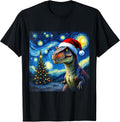 Ancient Reptile Christmas Van Gogh Starry Night