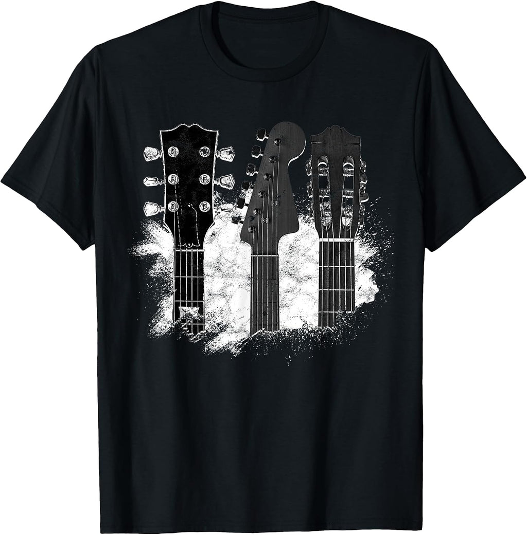 Guitar Tshirt Men Women Guitarist Bass Heavy Metal