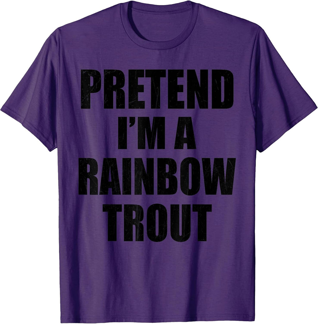 Matching Costume Pretend Im A RAINBOW TROUT Tees
