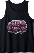 Sip Happens Funny Wine Lover Womens Pun Merch