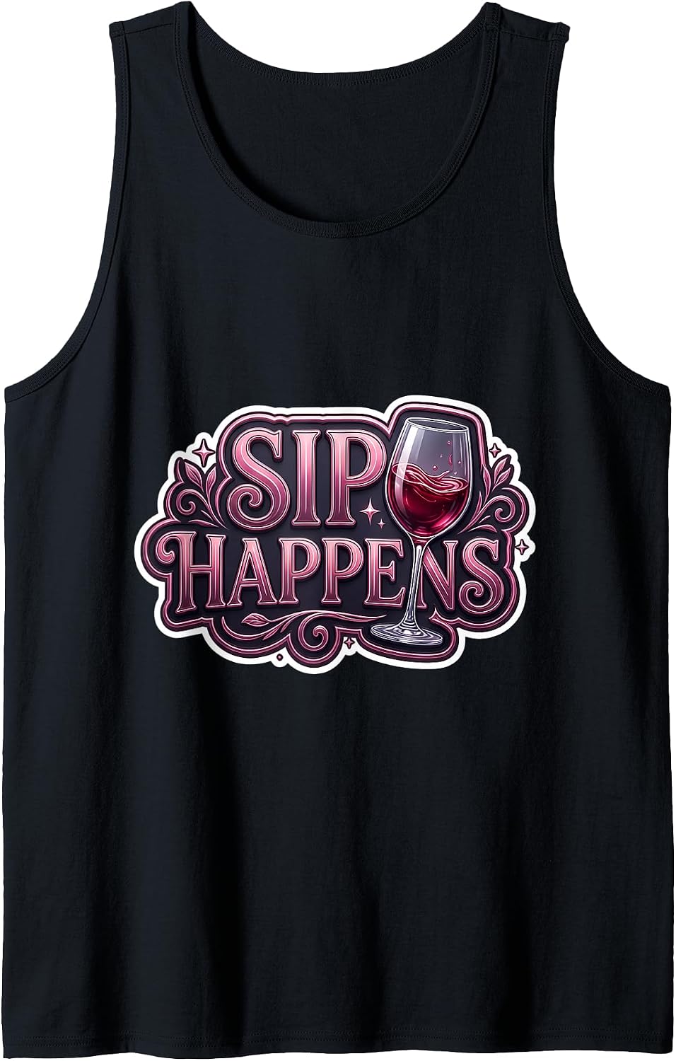 Sip Happens Funny Wine Lover Womens Pun Merch