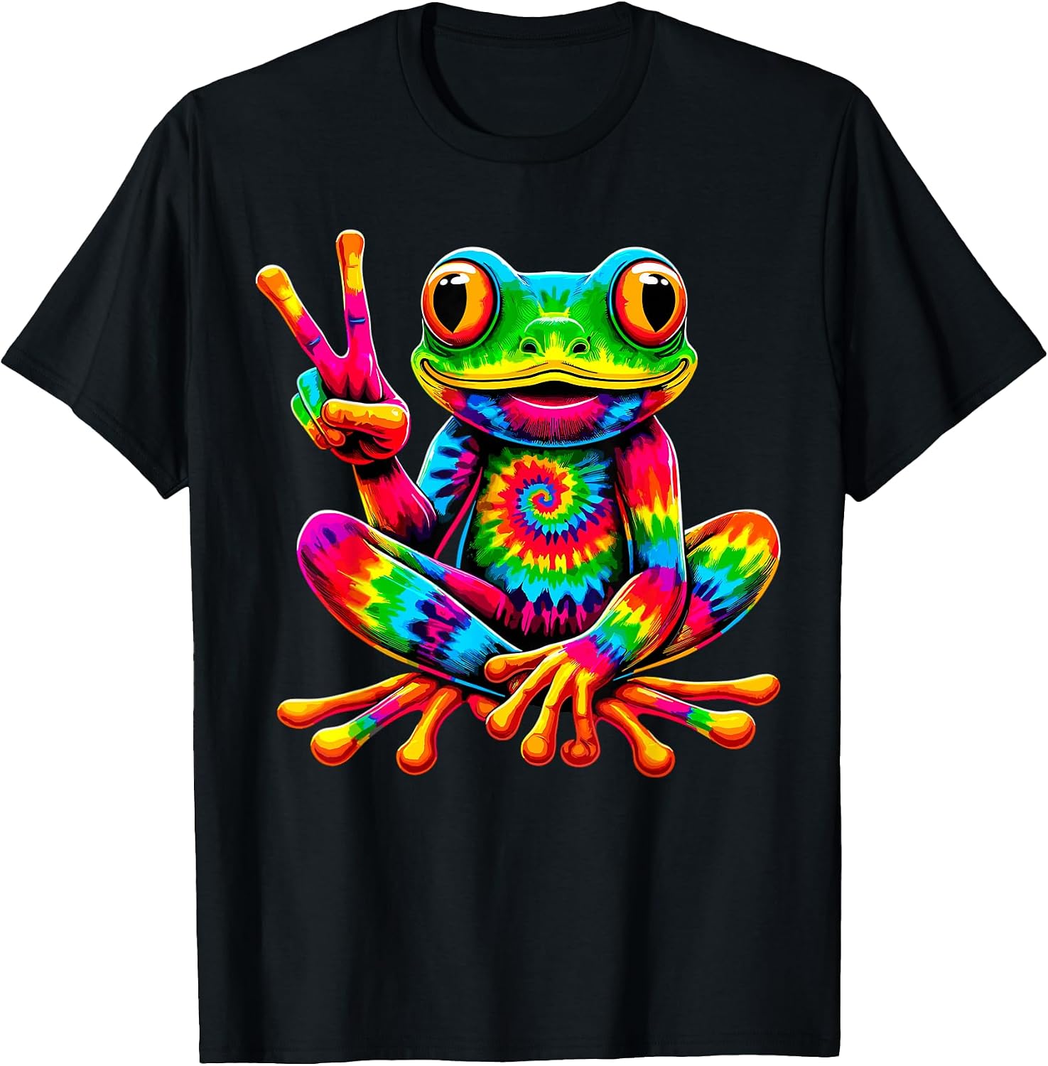 Tie Dye Frog for Frog lover
