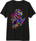 Dinosaur Skateboarding Graffiti B-boy Skateboarder