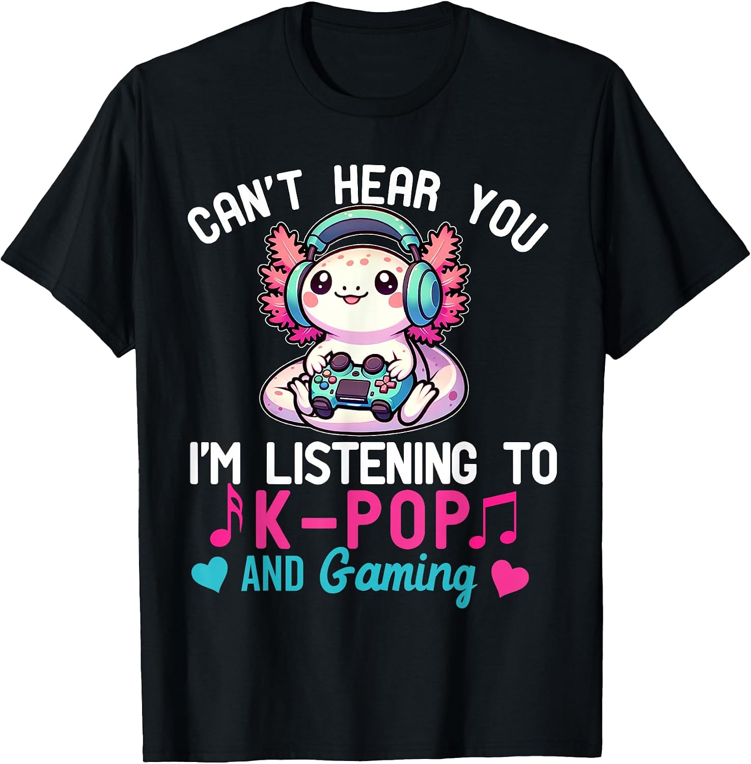 K-Pop Gaming Kawaii Axolotl Cute Merch Clothes