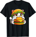 Quirky Cat Hamburger Cheeseburger Fast Food Hat