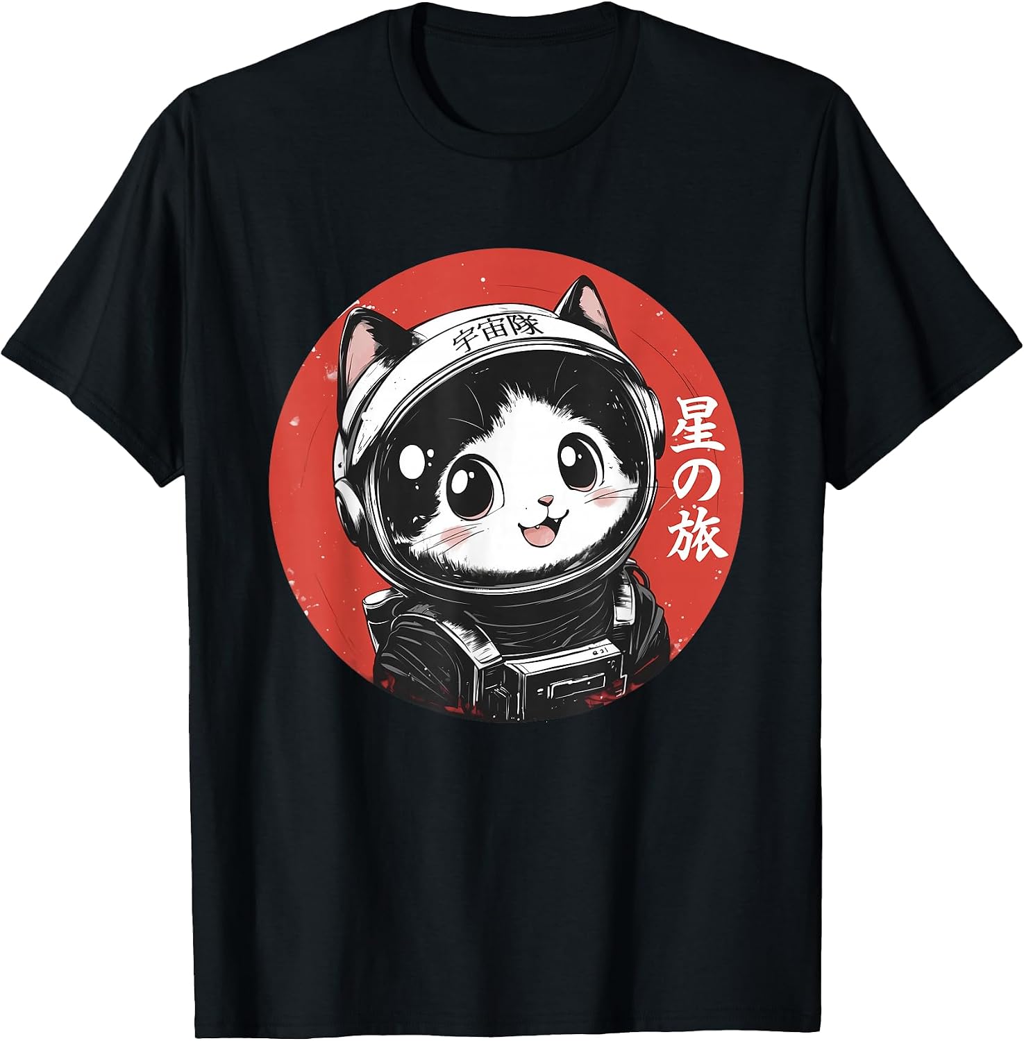 Kawaii Cat Graphic Tees For Men Women Teens Kids