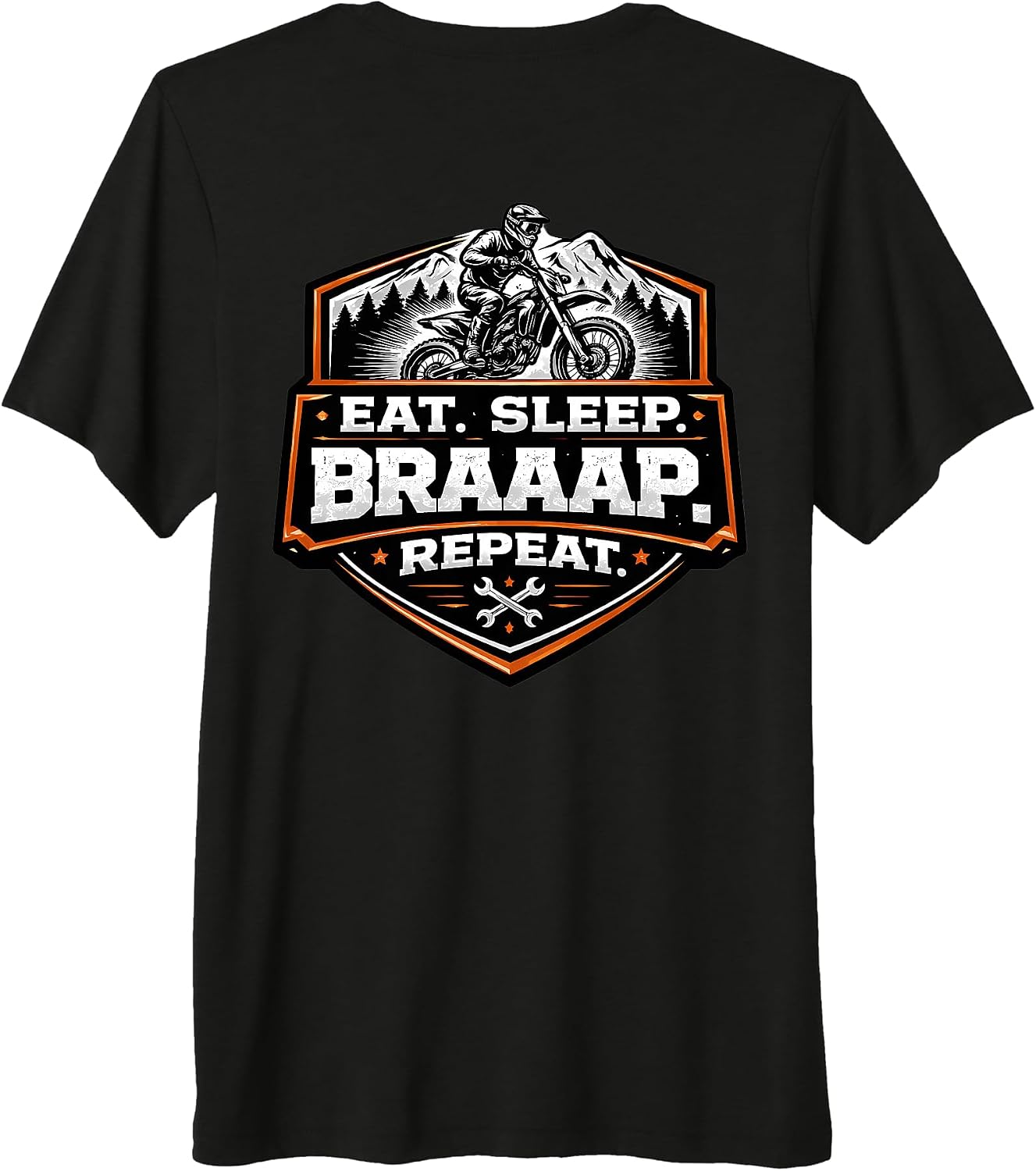 Eat Sleep Braaap Repeat Dirtbike Rider Merch