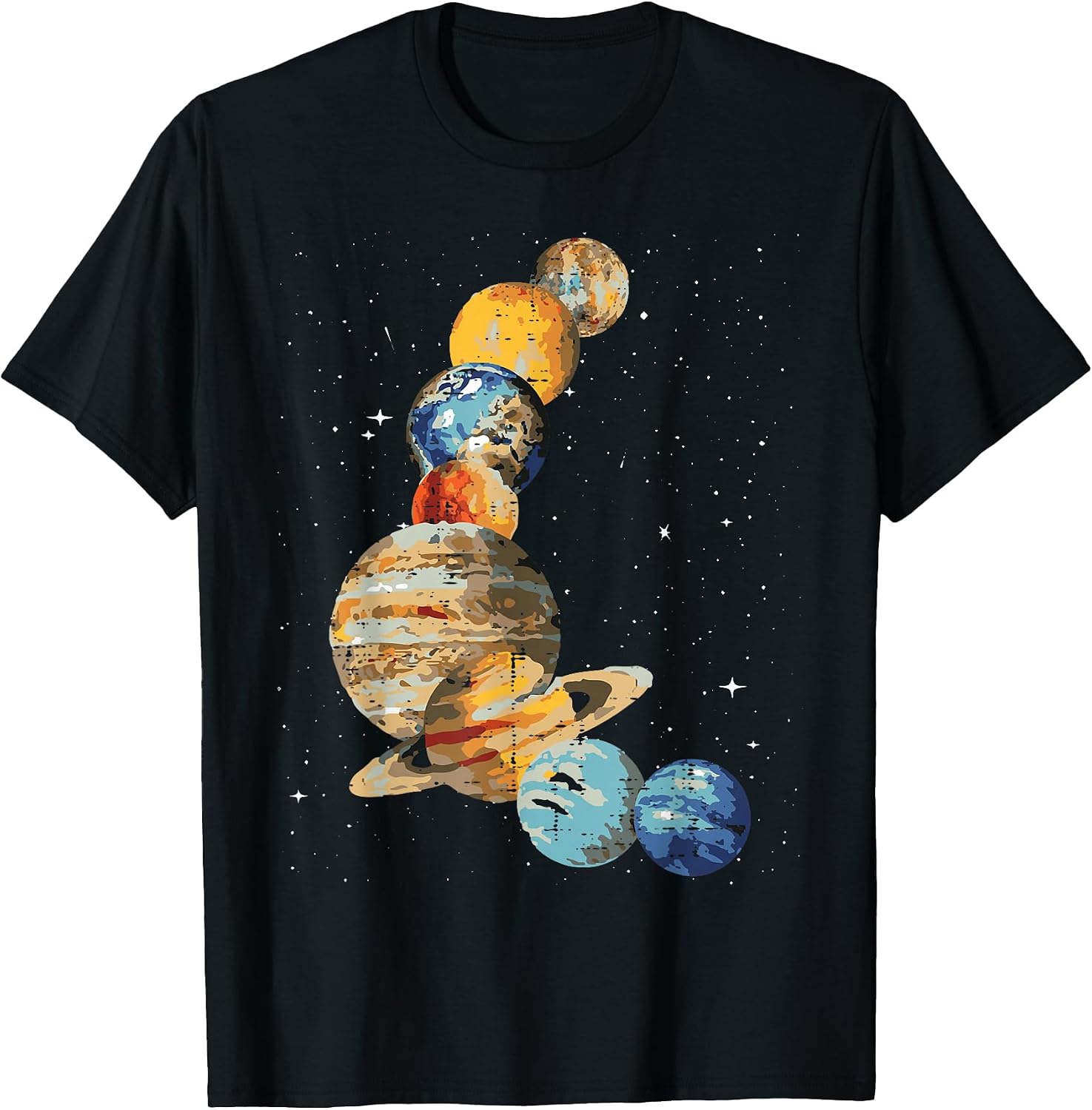 Planets Shirts Galaxy Men Women Kids