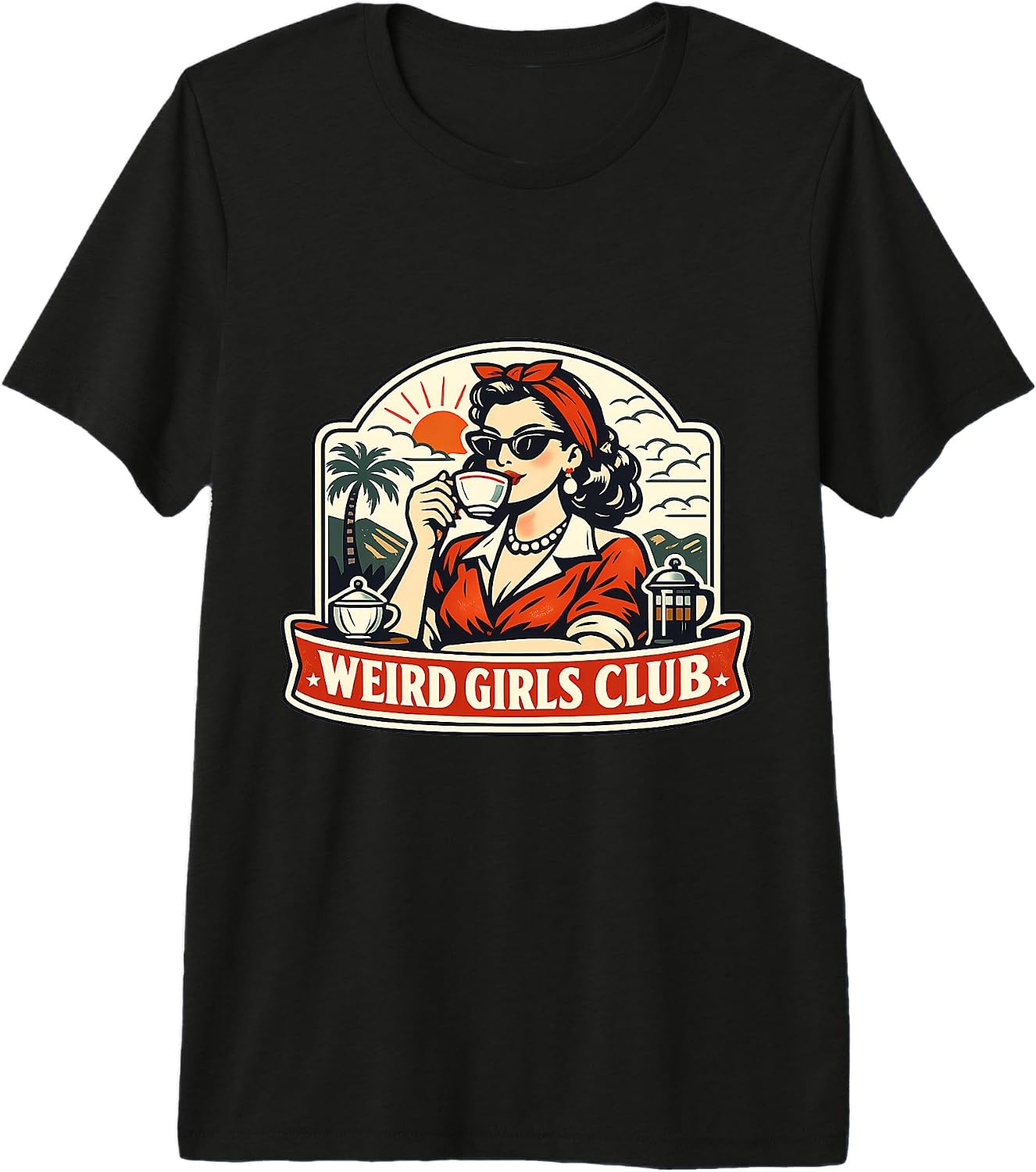 Weird Girls Club Funny Vintage Quote Retro Merch