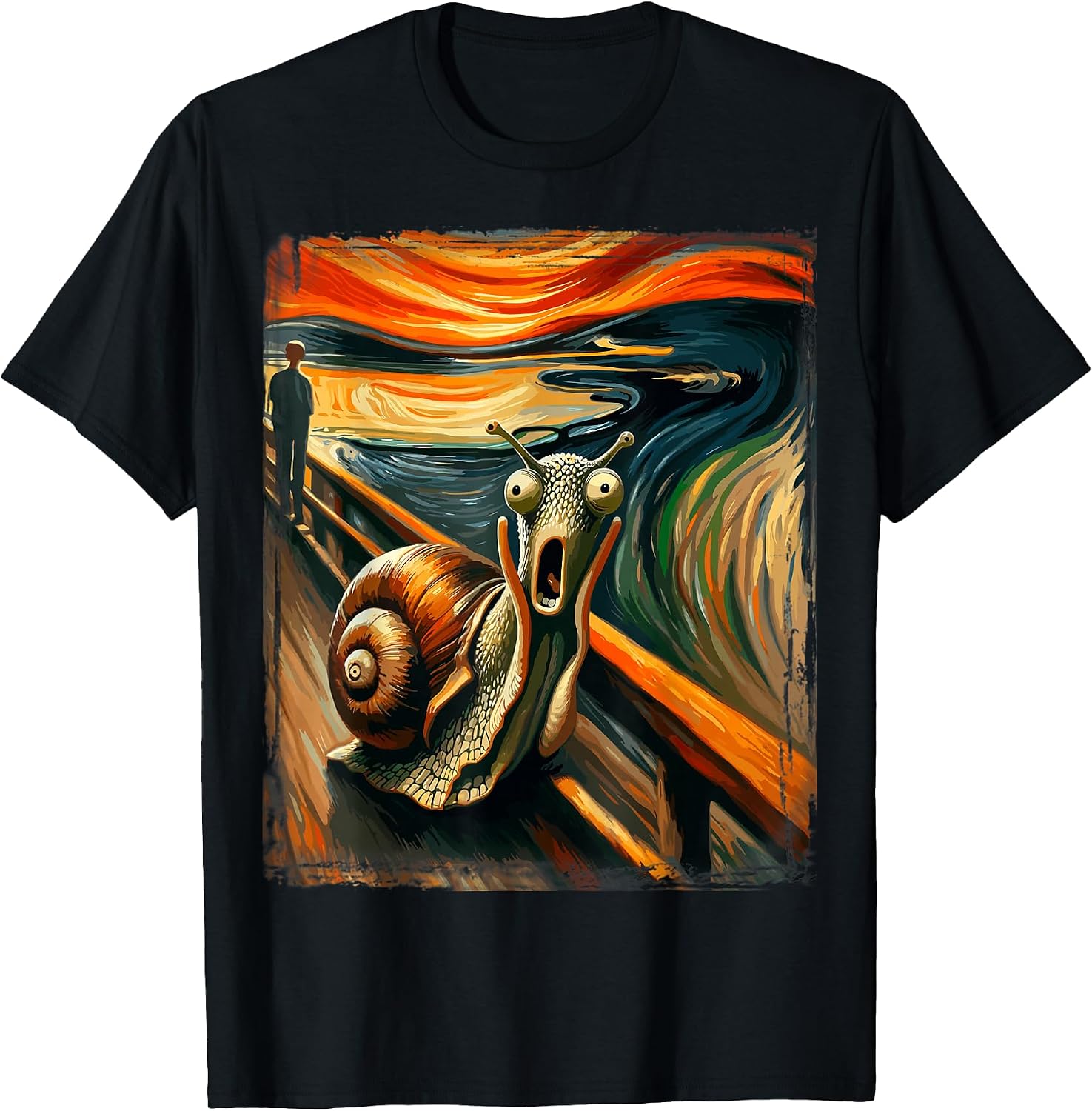 Snail Art Funny Animal Painting Humor