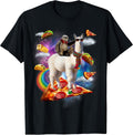 Funny Rainbow Sloth Llama in space Co.