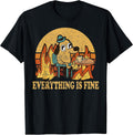 Funny Meme Dog Everything Is Fine Tee