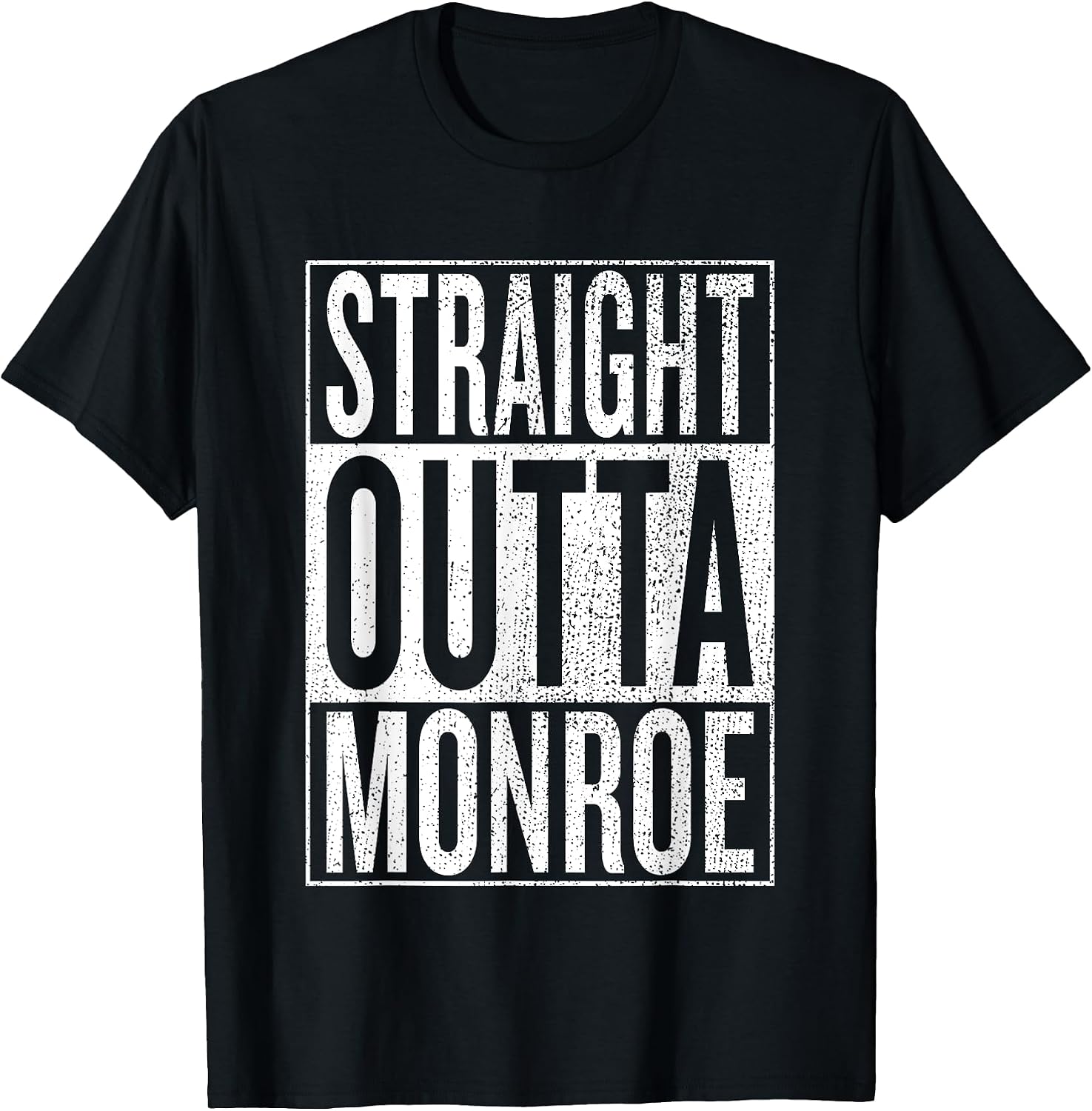 Straight Outta Monroe cool bday party tees
