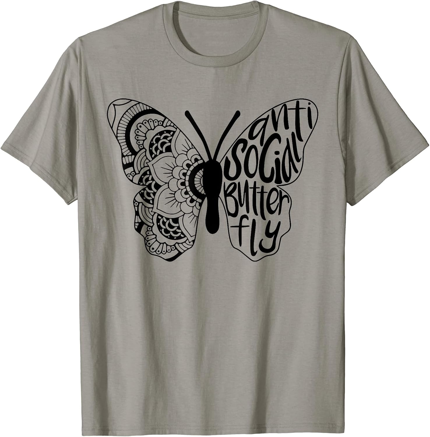 Anti-Social Butterfly Introvert By Merch