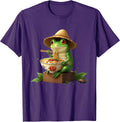 Cute Kawaii Frog Eating Japanese Ramen tee