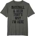 Baseball and Beer Funny Gifts Baseballl Merch Men