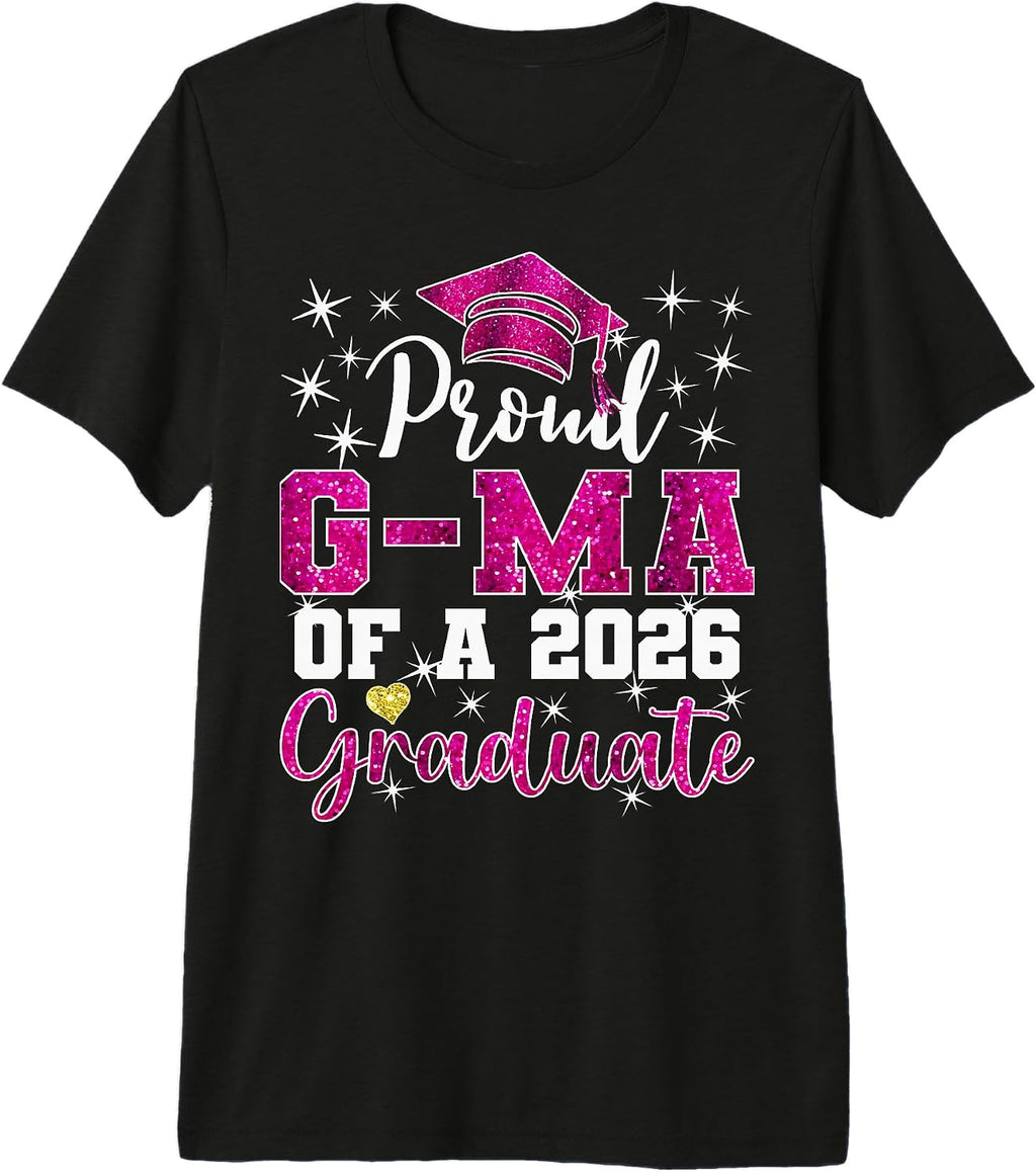 Class 2026 Graduate Proud Family Graduation Pink a